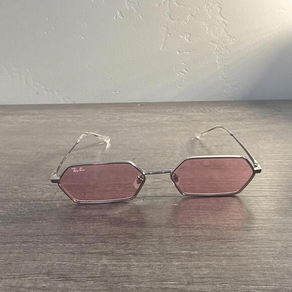 Ray-Ban Sunglasses RB3728 Yevi 004/84 Gunmetal Pink FRAMES ONLY 58-18-145 - Picture 1 of 6